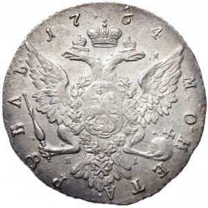 Rosja, Katarzyna II, rubel 1764, Petersburg