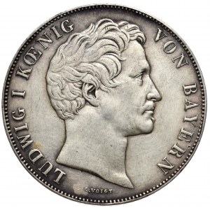 Niemcy, Bawaria, 2 guldeny 1845, Monachium