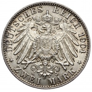 Niemcy, Brema, 2 marki 1904 J, Hamburg