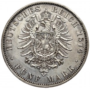 Niemcy, Prusy, 5 marek 1874 A, Berlin