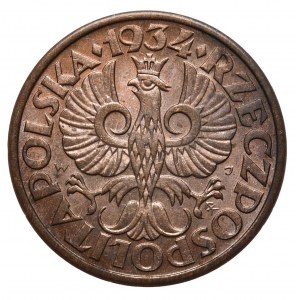 Kolekcja monet 1934-39, 1 grosz 1934