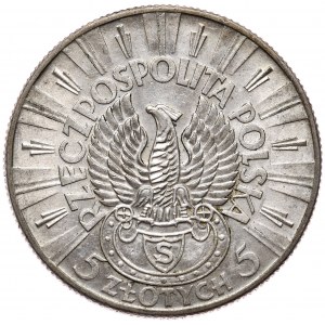 Kolekcja monet 1934-39, 5 złotych 1934 Piłsudski, orzeł strzelecki
