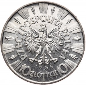 Kolekcja monet 1934-39, 10 złotych 1935 Piłsudski