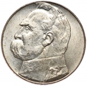 Kolekcja monet 1934-39, 10 złotych 1938 Pisudski