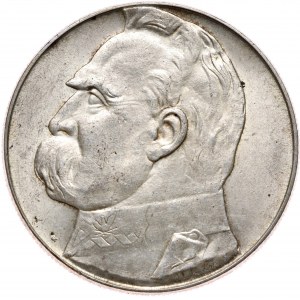 Kolekcja monet 1934-39, 10 złotych 1939 Pisudski