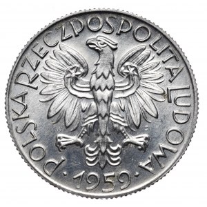 PRL, 5 złotych 1959, Rybak