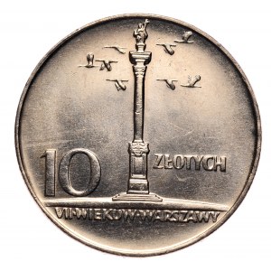 PRL, 10 złotych 1966 - Mała kolumna