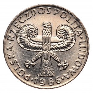 PRL, 10 złotych 1966 - Mała kolumna