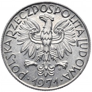 PRL, 5 złotych 1971 rybak
