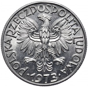 PRL, 5 złotych 1973 rybak