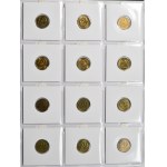 Prawie kompletna mennicza kolekcja monet obiegowych III RP 1990-2021 - 182 monety w 2 albumach