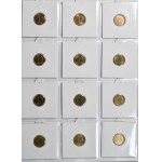 Prawie kompletna mennicza kolekcja monet obiegowych III RP 1990-2021 - 182 monety w 2 albumach
