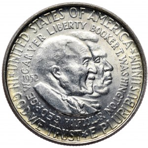 USA, 1/2 Dolara, 1952r., George Washington Carver i Booker T. Washington