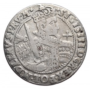 Zygmunt III Waza, ort 1623, Bydgoszcz, PRV:M+, gwiazdki jako interpunkcja na rewersie
