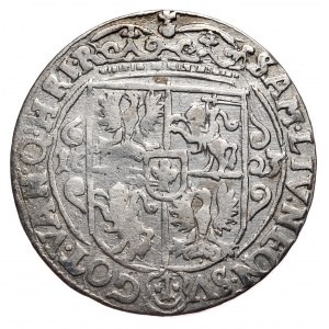 Zygmunt III Waza, ort 1623, Bydgoszcz, PRV:M+, szeroka korona na rewersie