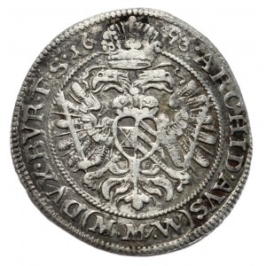 Śląsk, Leopold I (1658-1705). 3 krajcary 1693 MMW, Wrocław