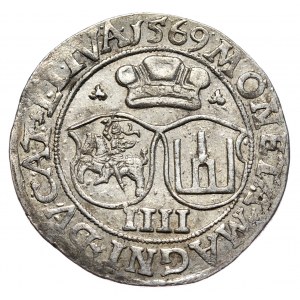 Sigismund II Augustus, quadrangle 1569, Vilnius, L/LITVA