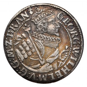 Prusy Książęce, Jerzy Wilhelm, ort 1622, Królewiec, popiersie w zbroi