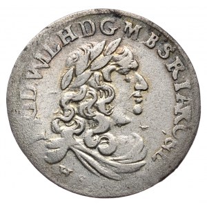 Prussia Principality, Frederick William, sixpence 1682, Königsberg