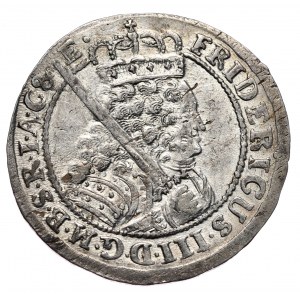 Prusy, Fryderyk III, Ort 1698, Królewiec