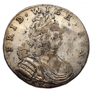 Prussia, Frederick William I, ort (18 pennies) 1714 CG, Königsberg