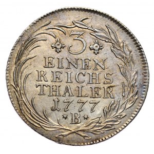 Prussia - Frederick II, 1/3 thaler 1777 B, Breslau