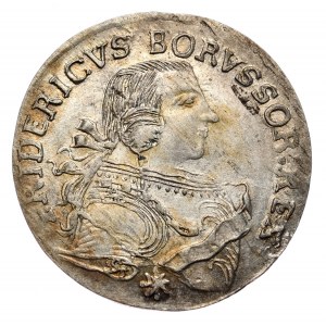 Prussia, Frederick II, sixpence 1754 E, Königsberg