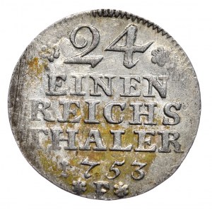 Prusy, Fryderyk II, 1/24 talara 1753-F, Magdeburg