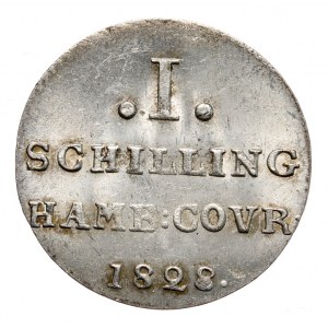 Germany, Hamburg, 1 shilling 1828