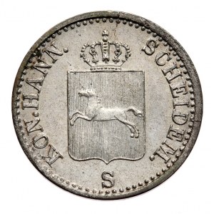 Niemcy, Hannover, 6 fenigów 1843