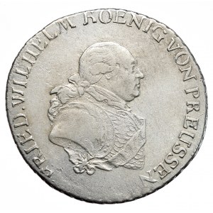 Niemcy, Prusy, Fryderyk Wilhelm II, 1/3 talara 1790 E, Królewiec