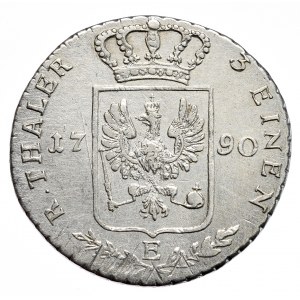 Niemcy, Prusy, Fryderyk Wilhelm II, 1/3 talara 1790 E, Królewiec