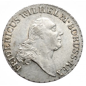Deutschland, Preußen, Friedrich Wilhelm II, 4 Pfennige 1797 E, Königsberg