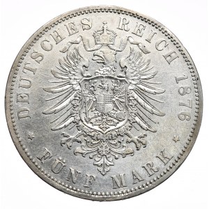 Deutschland, Preußen 5 Mark 1876 A, Berlin