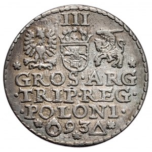 Zygmunt III Waza, trojak 1593, Malbork
