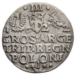 Zygmunt III Waza, Trojak 1622, Kraków, błąd - BOLONI na rewersie
