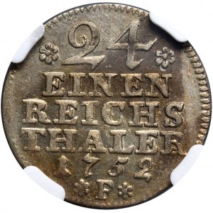 Prusy, Fryderyk II, 1/24 talara 1752 F, Magdeburg