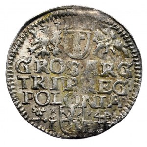 Zygmunt III Waza, trojak/czworak 1595, Wschowa, POLONIA