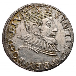Zygmunt III Waza, trojak 1593, Ryga, końcówka legendy LIV.