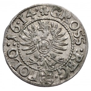 Sigismund III. Wasa, Pfennig 1614, Krakau