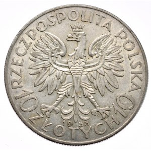 10 złotych 1933 kobieta, Warszawa