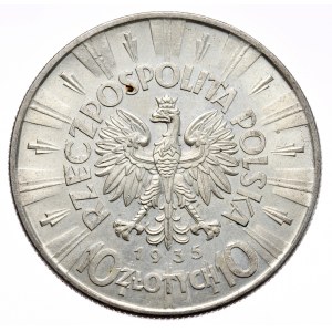 Polska, II RP, Józef Piłsudski 10 złotych 1935, Warszawa