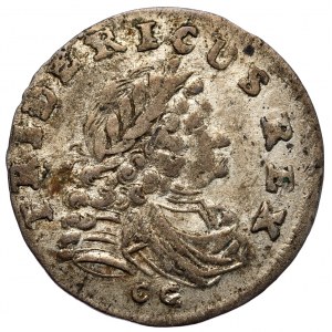 Prusy, Fryderyk I, Trojak 1706 CG, Królewiec