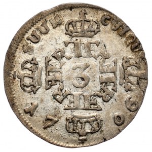 Prusy, Fryderyk I, Trojak 1706 CG, Królewiec