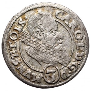 Śląsk, Księstwo Ziębicki-Oleśnickie, Karol, 3 krajcary 1615, Oleśnica