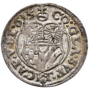 Śląsk, Księstwo Ziębicki-Oleśnickie, Karol, 3 krajcary 1615, Oleśnica