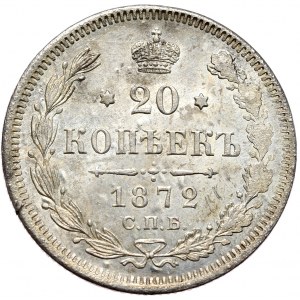 Rosja, Aleksander II, 20 kopiejek 1872