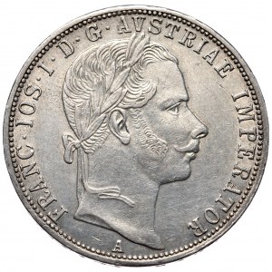 Austria Franciszek Józef, 1 floren 1861 A, Wiedeń