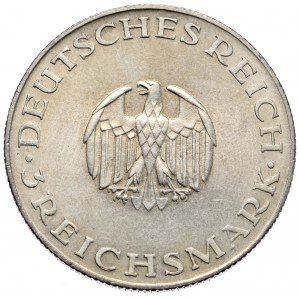 Niemcy, Republika Weimarska, 3 marki 1929 D, Monachium, G. Lessing