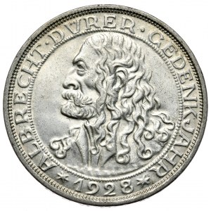 Germany, Weimar Republic, 3 marks 1928 D, Durer